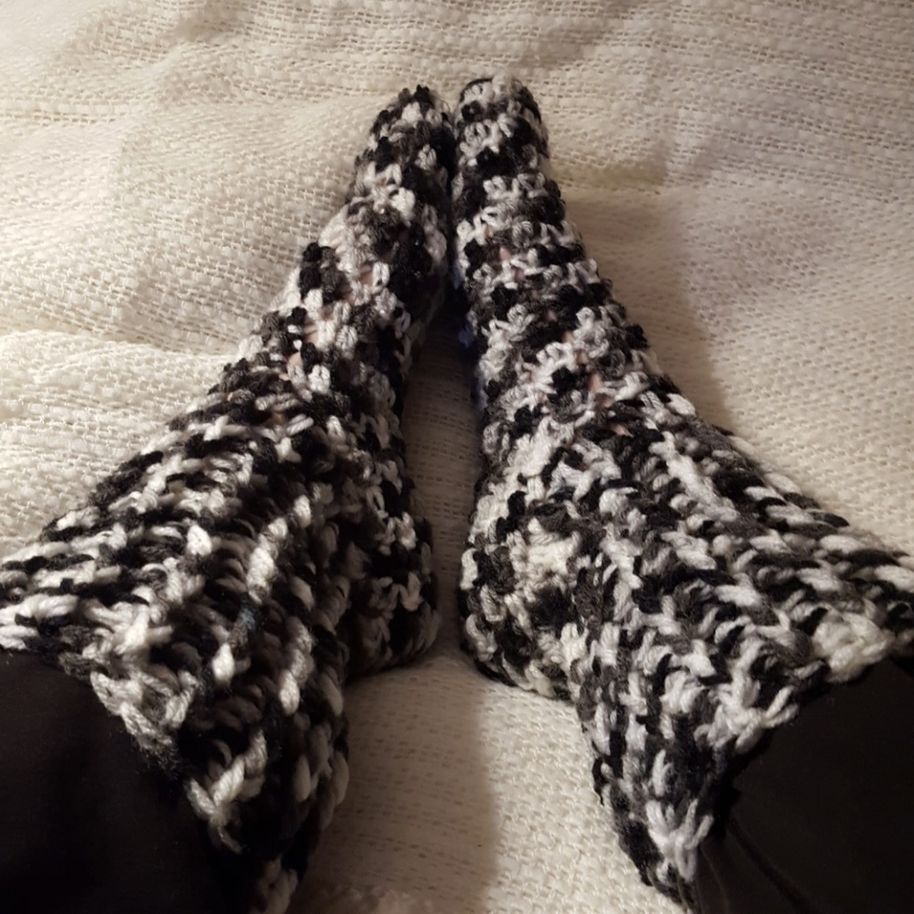 Smokey Handmade Crochet Slipper